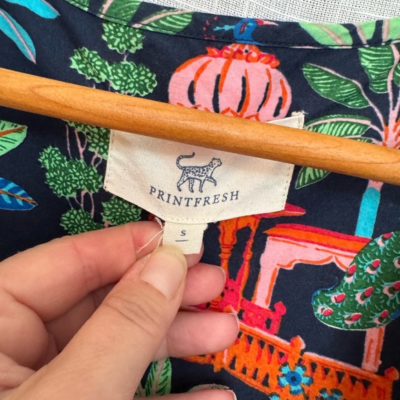 Printfresh Peacock Palace Daylight Nightgown Size S - Picture 3 of 6